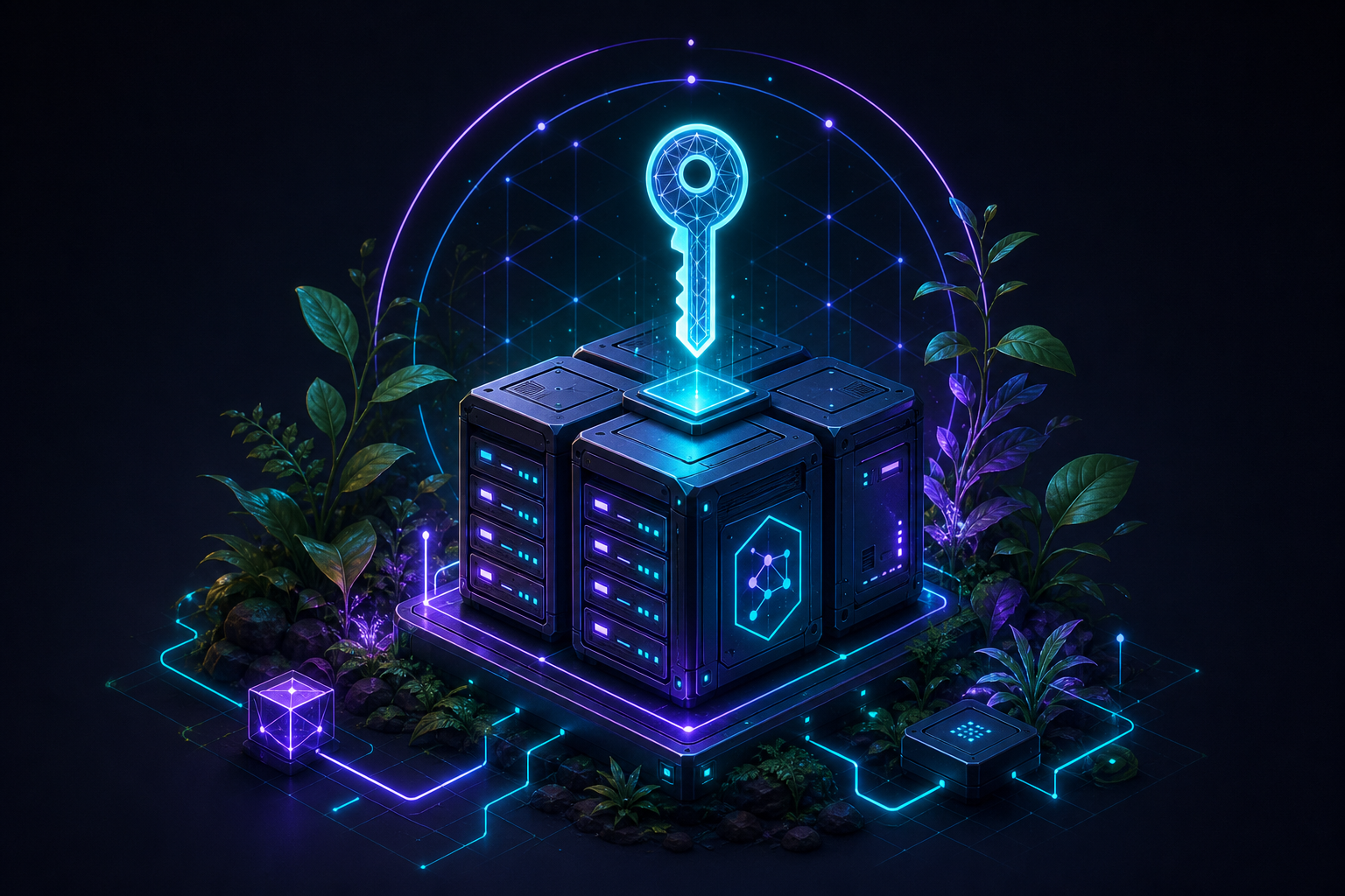 Homelab node geometry — BYOK and local AI