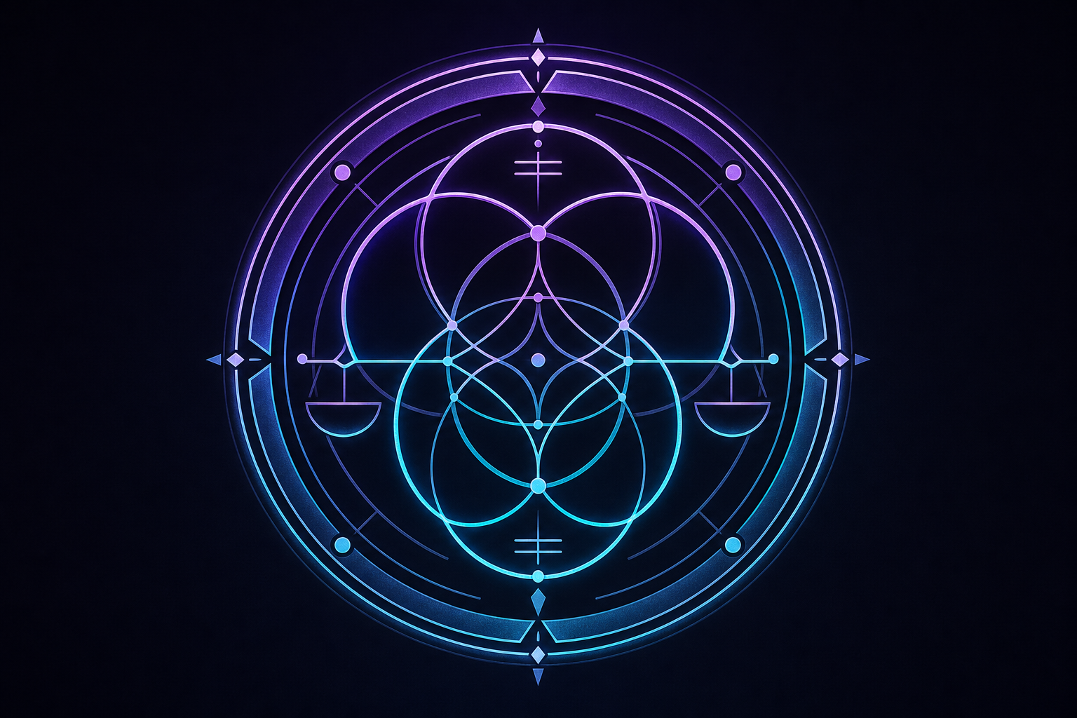 Governance seal geometry — circles and collective billing